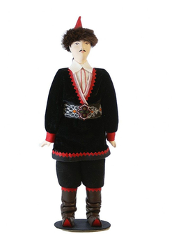 Кукла фарфоровая коллекционная Башкир
