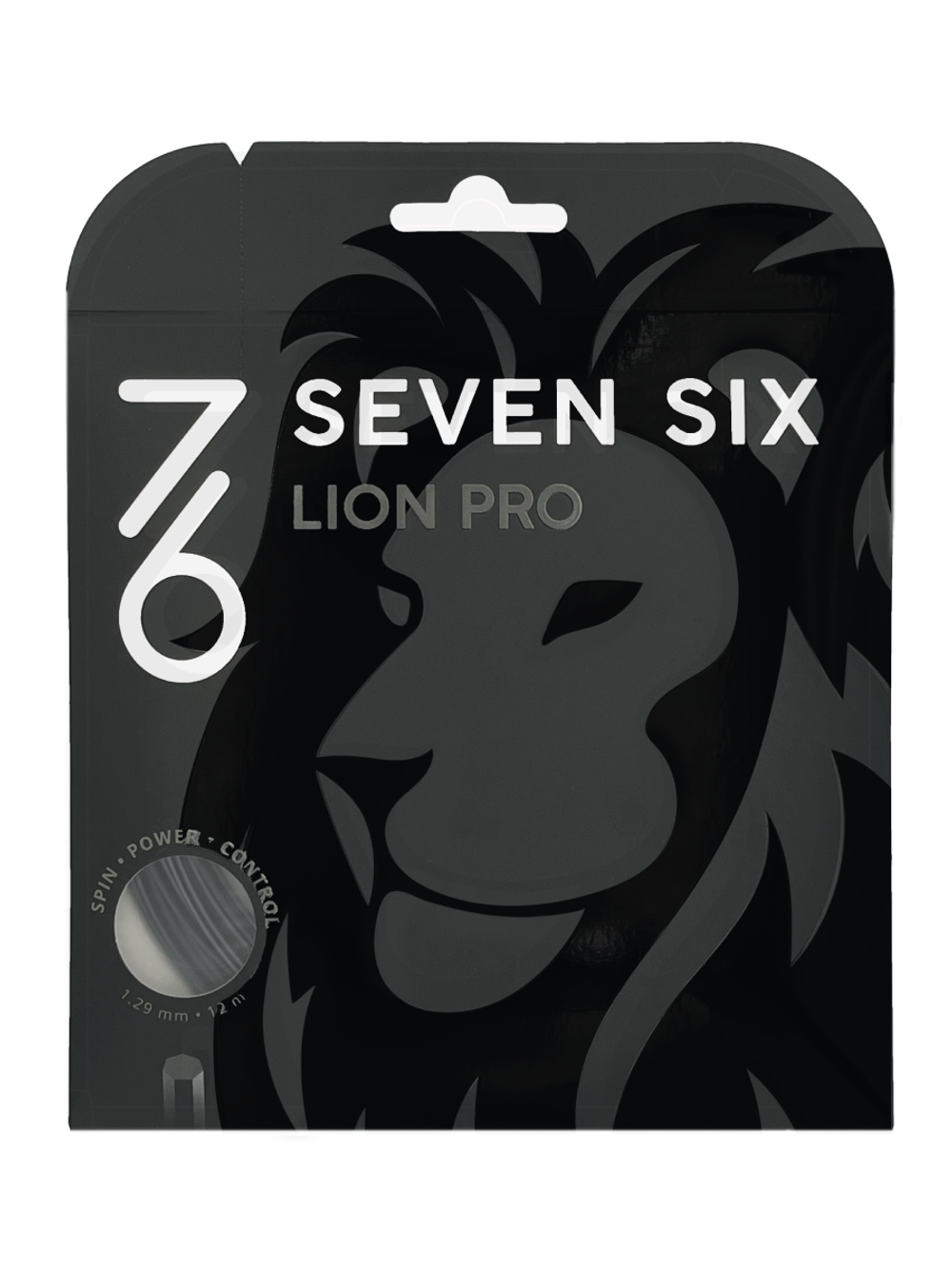 Теннисная струна 7/6 Lion Pro 1.29mm/12m Black