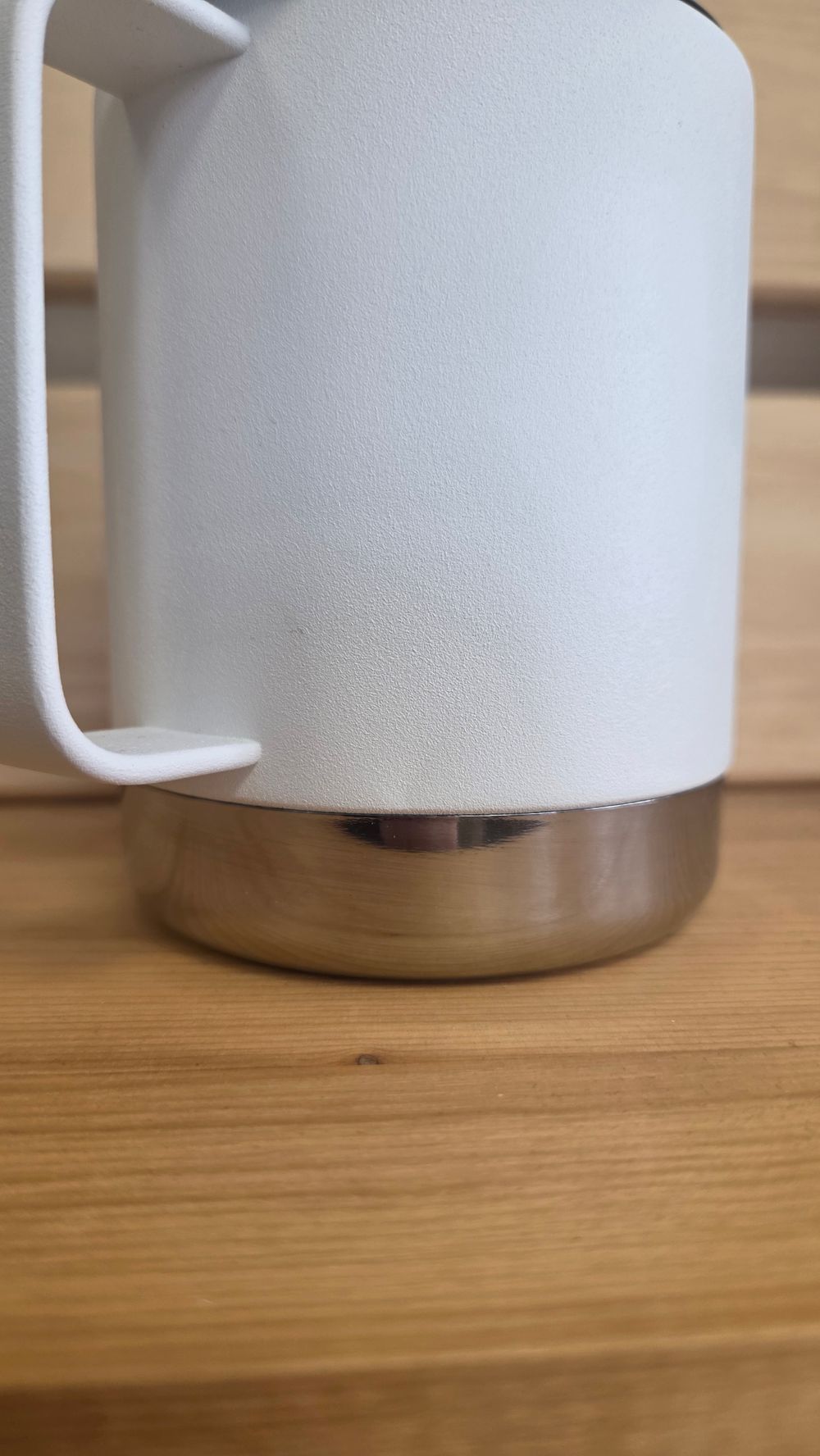 Термокружка Klean Kanteen Camp Mug 12oz (355 мл) White (вмятина на донышке)