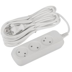 Удлинитель электрический ЭРА UDL-10-3100 Greenline 3 розетки без заземления 10м ПВС 2x1мм2 | Бытовые удлинители