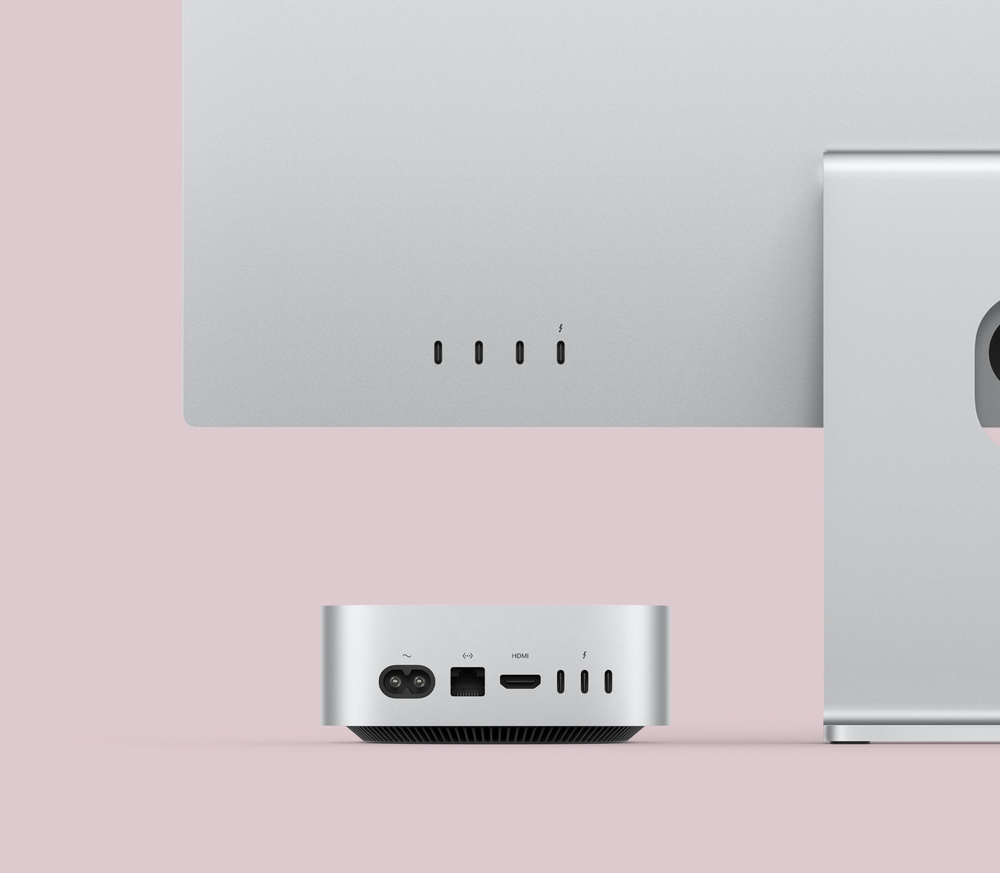 Мини настольный компьютер Apple Mac Mini (M4 10C CPU, 10C GPU, 2024) 16 ГБ, 256 ГБ SSD