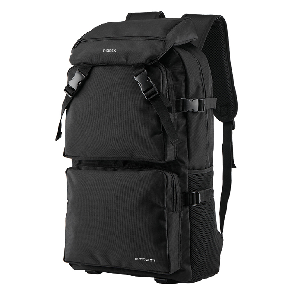 RIOREX Fabric Backpack Regular Men"s Black