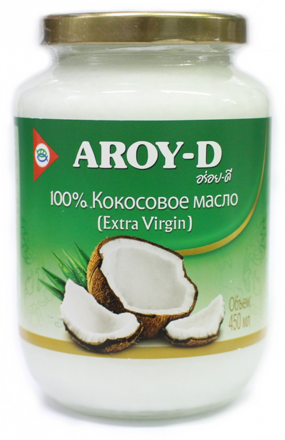 Масло кокосовое 100% 450 мл Aroy-D