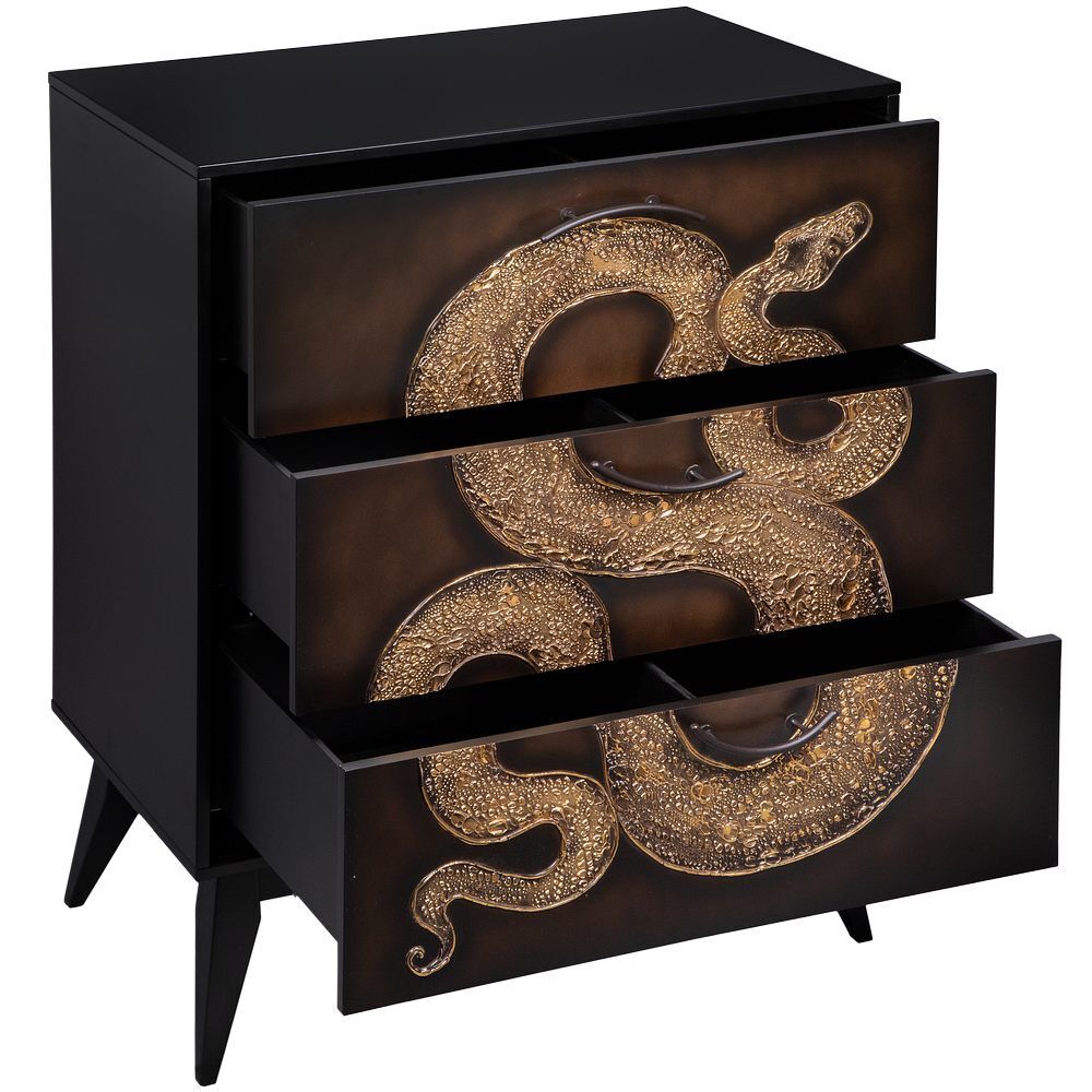 Комод Серпентис с 3 ящиками Найт