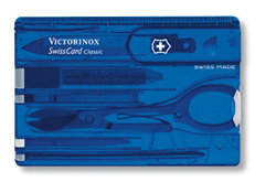 Швейцарская карточка Victorinox SwissCard, синяя