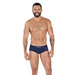 Мужские трусы брифы темно-синие в сетку Clever TIME PIPING BRIEF 036708