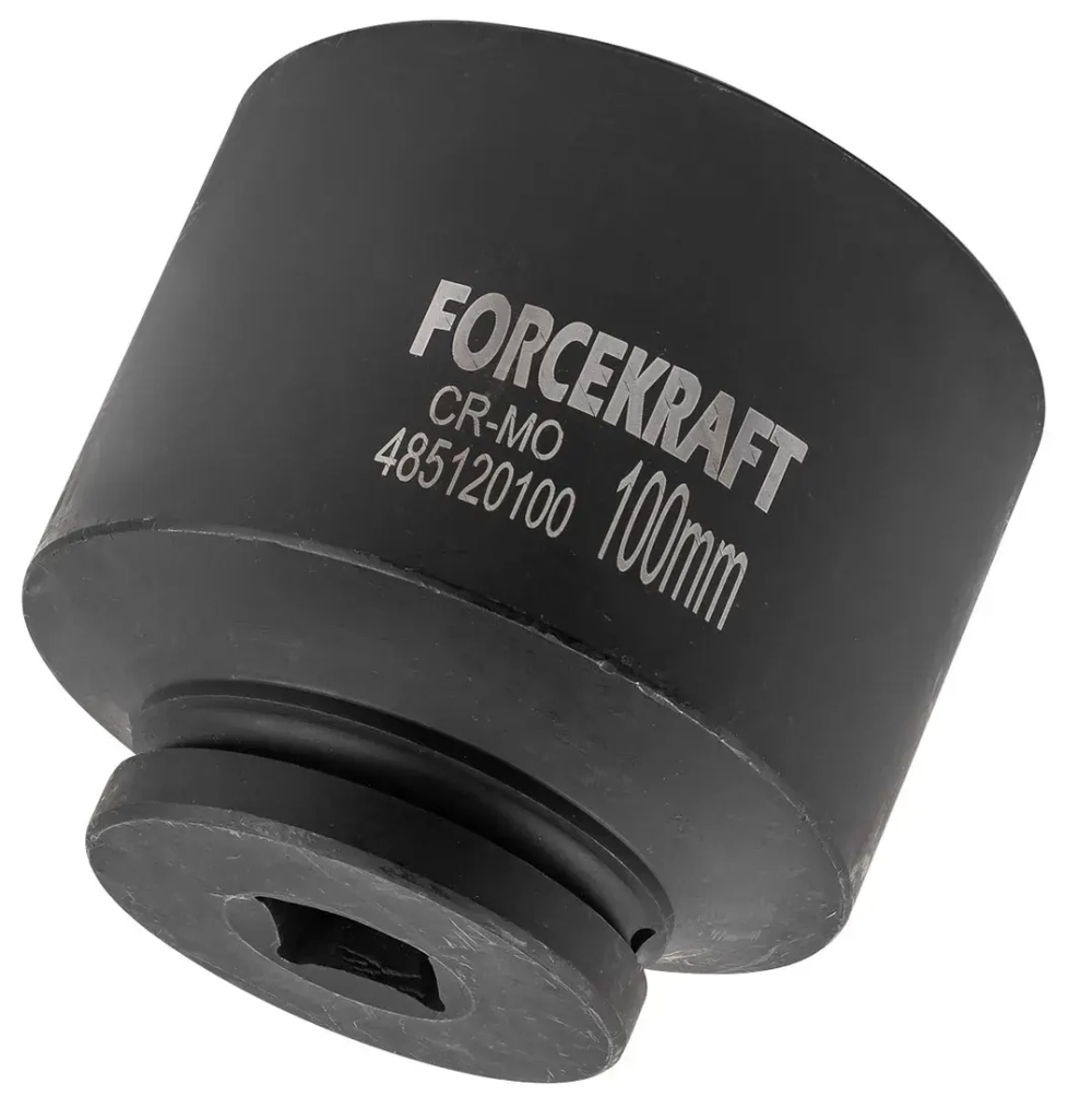 Головка ударная глубокая 1'', 100мм (6гр) FORCEKRAFT FK-485120100