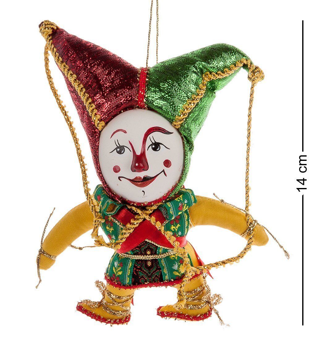 РусКукла RK-449/1 Кукла подвесная «Бригелла»