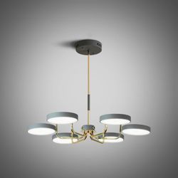 Люстра на штанге TAVIS D78 Gray