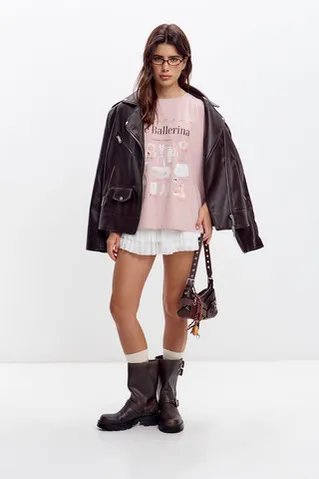 Футболка с принтом 