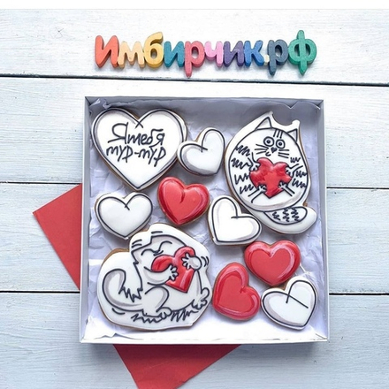 Имбирные пряники Любовь