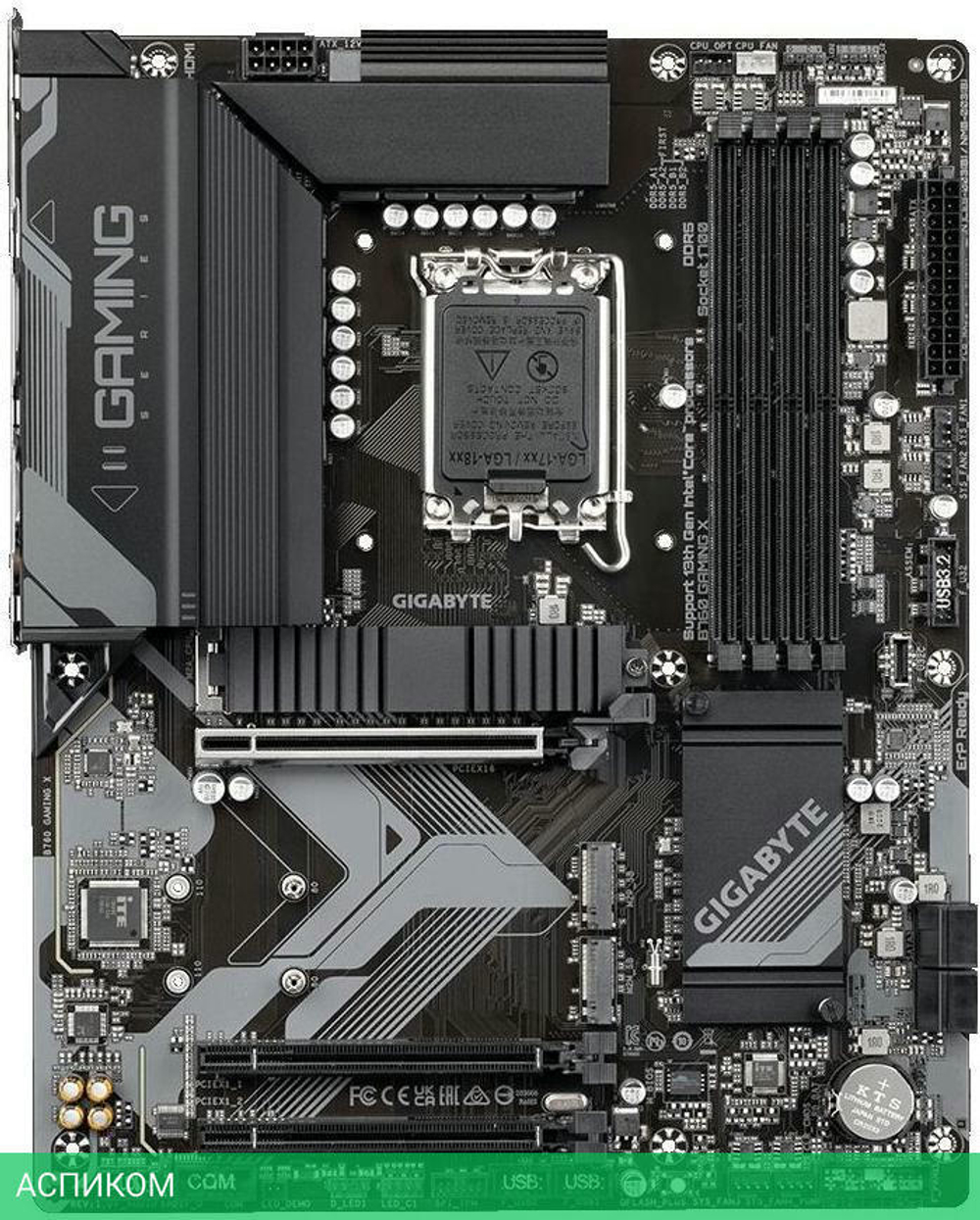 Материнская плата GigaByte B760 Gaming X DDR5 rev. 1.0