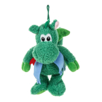 Мягкая игрушка дракошечка Зина малая, 15/24 см, в голубом малом шарфе, 043715-85