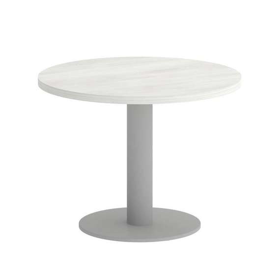 Yalta Стол журнальный круглый LT.SJ-1 Снежная Патина/Металл Серый 600*600*450