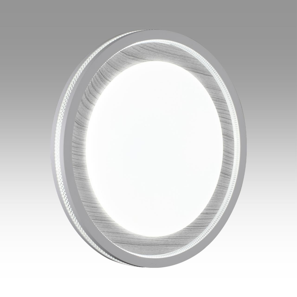 7681/ELN COLOR SN 164 Светильник пластик/сер под дер LED 76Вт 3000/4000/6000K D480 IP43 CCT MAVI WOOD