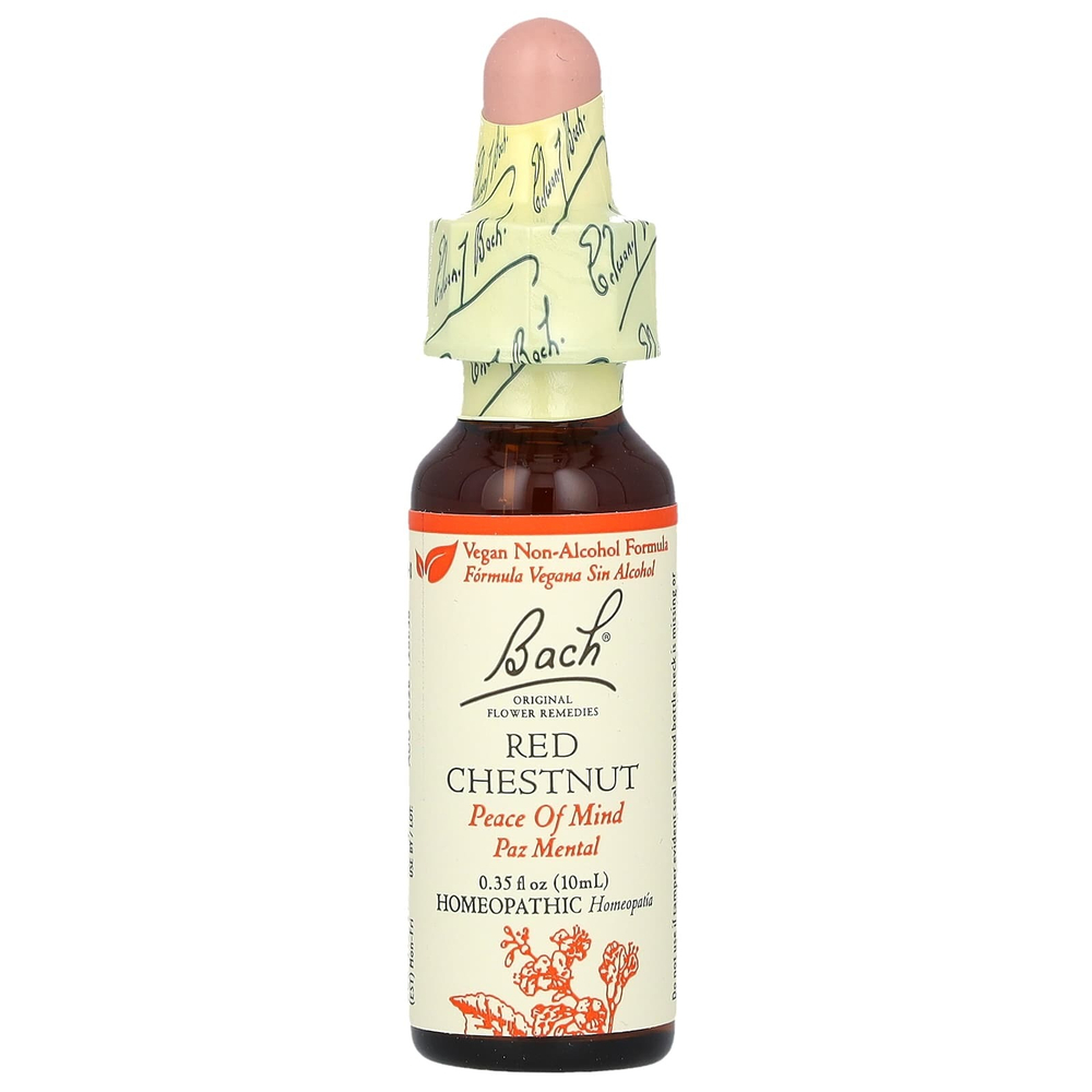 Bach, Original Flower Remedies, экстракт красного каштана, 10 мл (0,35 жидк. унции)