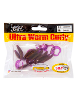 Слаги съедобные искусственные LJ Pro Series ULTRAWORM CURLY 2,0in (05.00)/PA16 9 шт. в упак.