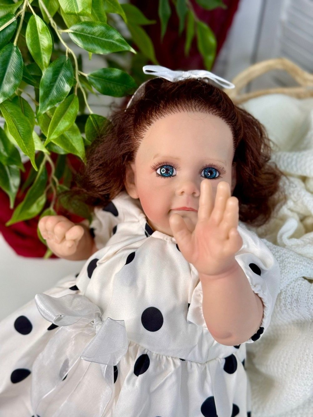 Кукла Реборн мягконабивная 60см в пакете (FA-595)