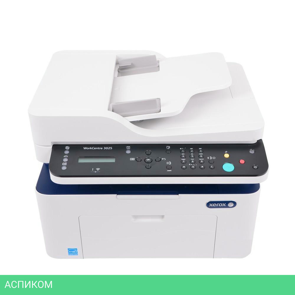 МФУ Xerox WorkCentre WC3025NI (3025V_NI) белый/синий