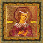 "Икона Святая Мученица Надежда"-048ПМИ  вышивка