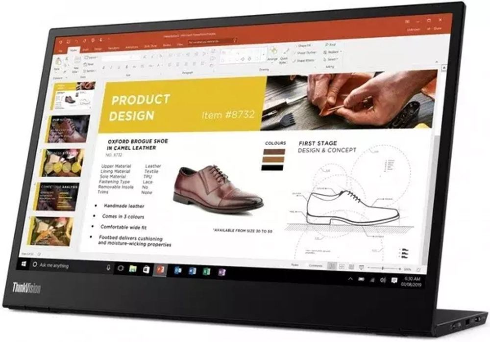 Монитор 14" Lenovo ThinkVision M14 FHD 61DDUAT6EU