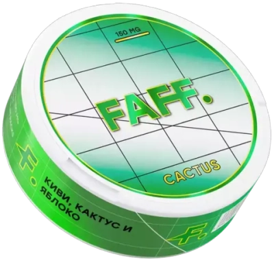 FAFF CACTUS (150 МГ) - КИВИ, КАКТУC, ЯБЛОКО