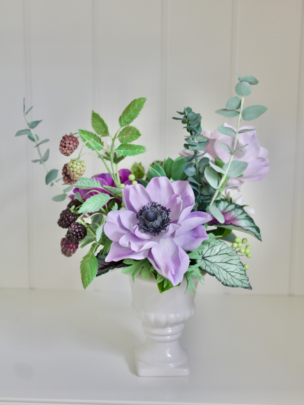 Силиконовый молд вайнер для лепки Анемона и Магнолии