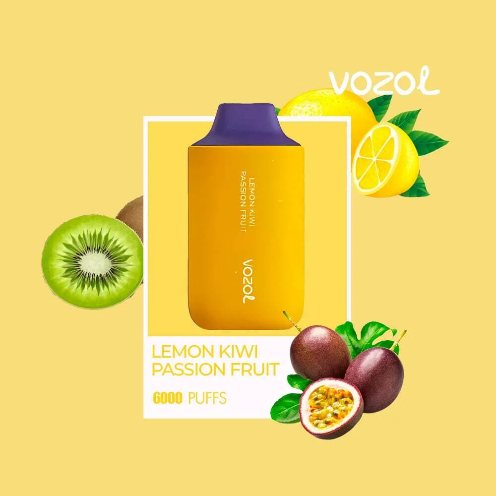 VOZOL STAR 6000 - Lemon Kiwi Passion Fruit (5% nic)