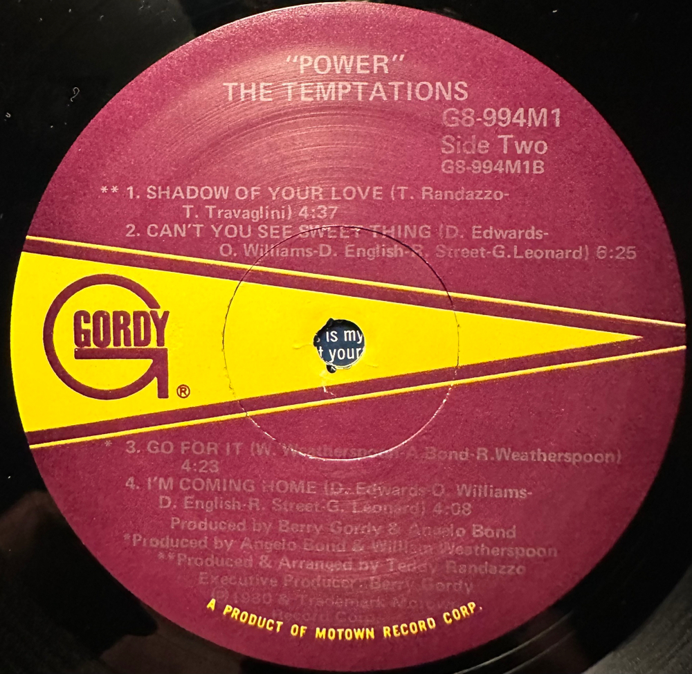 The Temptations - Power (США 1980г.)