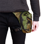 сумка на бедро милитари камуфляж лес