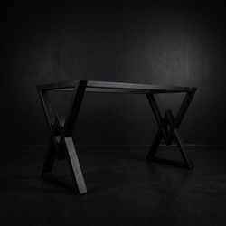 Подстолье из металла в стиле лофт №28