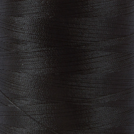 Швейные нитки №114 (полиэстер)  100D/3   "Gamma"  / "Micron"   912 м  цв.черный