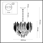 Люстра подвесная Odeon Light 5052/8 LACE