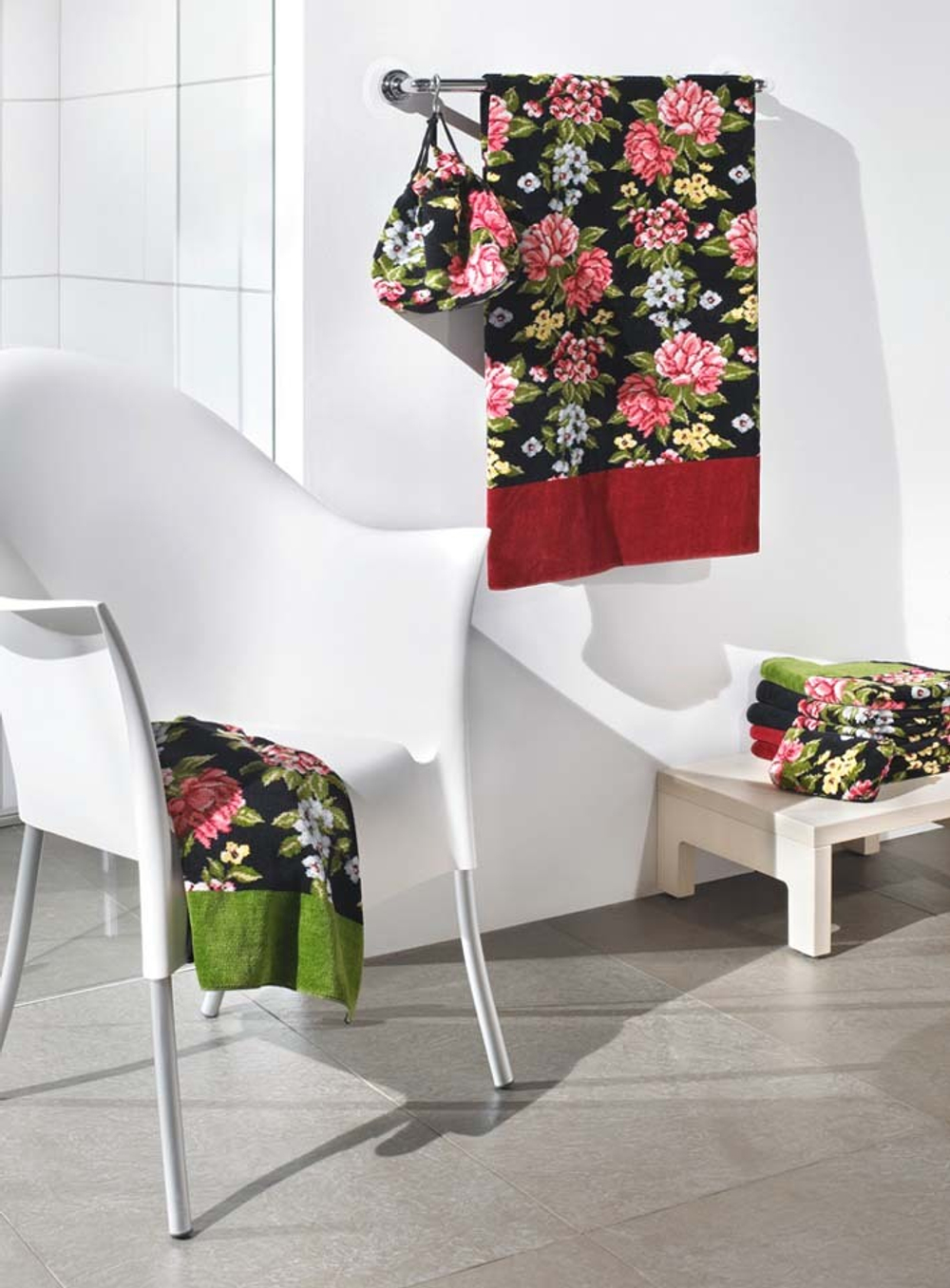 Полотенце 50x100 Feiler Peony sсhwarz 10 schwarz