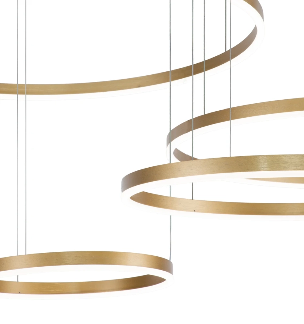 Подвесная люстра Indigo GALASS 14001/4P Gold V000015L