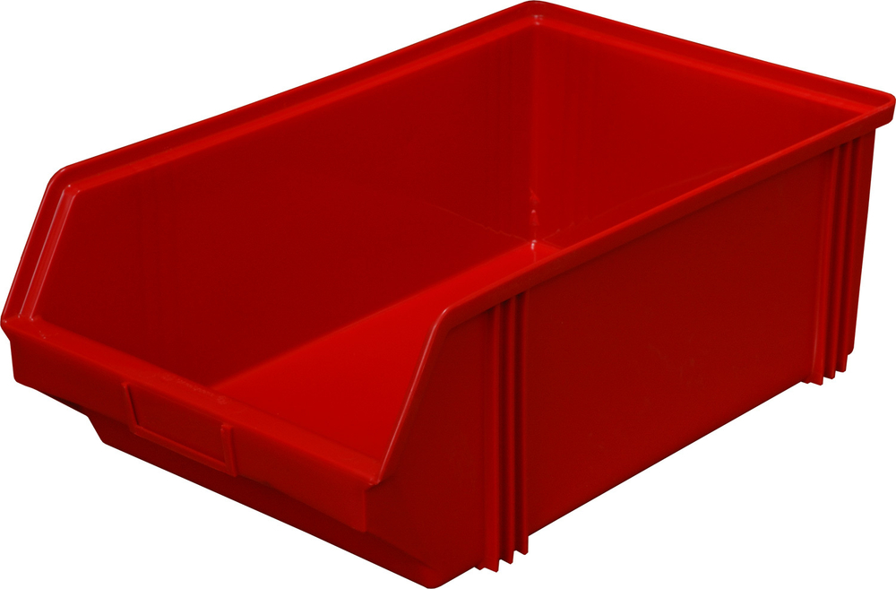 Ящик сплошной 500×310×183 мм, объем 28.37 л., арт.: 7965, красный, код: 00569