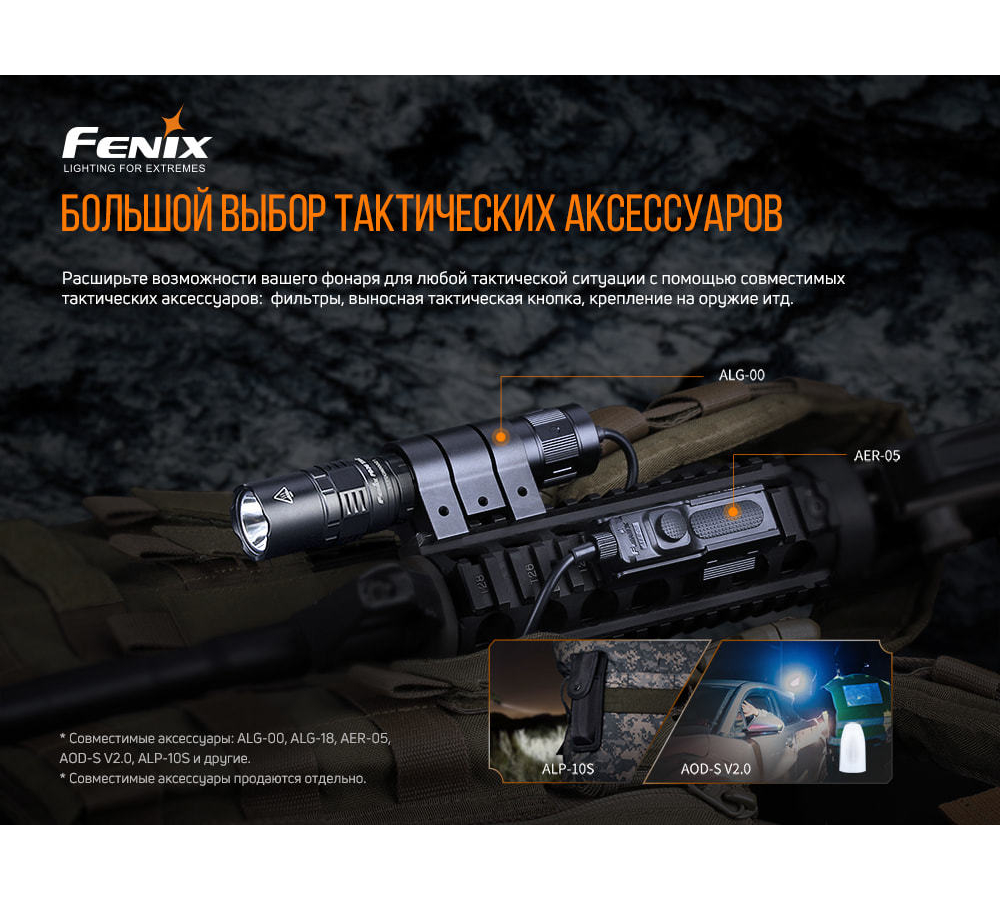 Фонарь Fenix PD36TAC LED