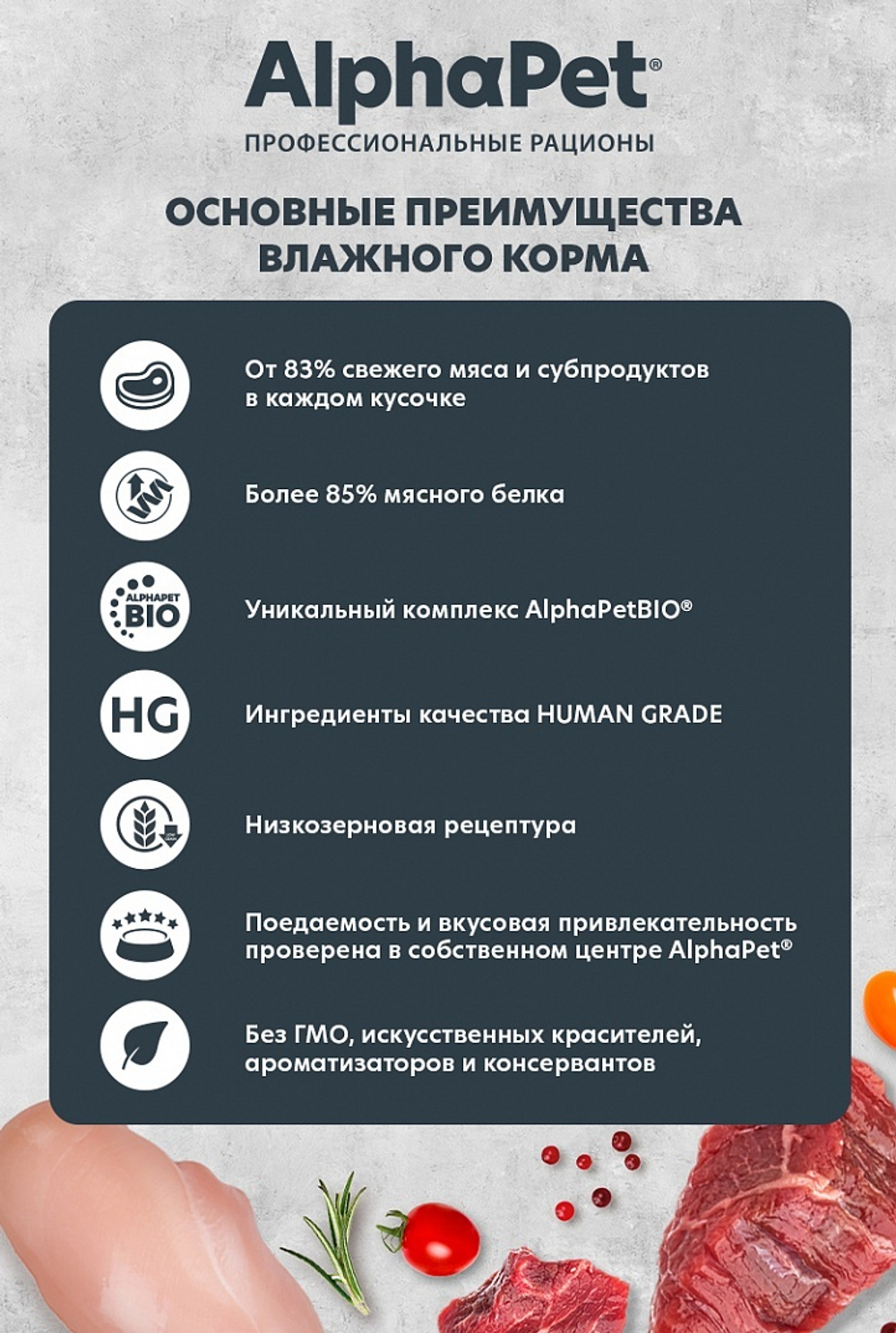 AlphaPet Superpremium Влажный корм для стерилизованных кошек "Ягненок и сердце "в желе, 80 г