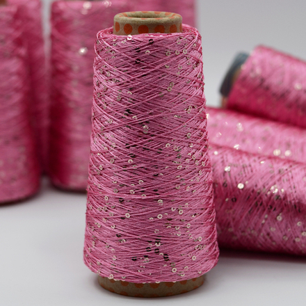 Sequin Yarn art. Paillette (розовый)