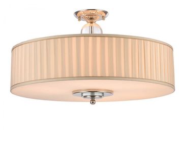 Потолочный светильник на штанге 9*E27 3109/PL никель/бежевый CALIFORNIA Newport