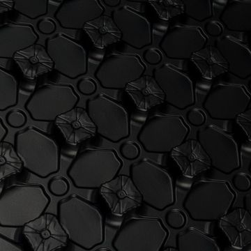 Мат для тёплого пола Stout 1100х800х20 мм чёрный с бобышками и теплоизоляцией (SMF-0001-110802)