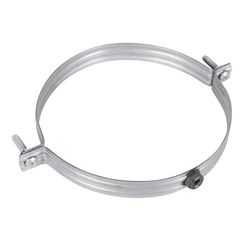 Хомут для воздуховода SHUFT без резинового профиля 160 мм (гайка)