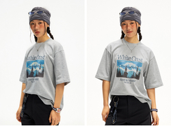 Футболка Nothomme Monterest Restcard серый