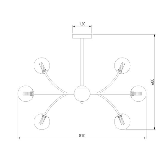 30179 / потолочный светильник / хром