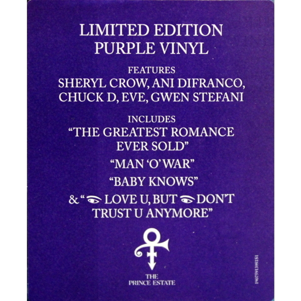 Prince / Rave Un2 The Joy Fantastic (Coloured Vinyl)(2LP)