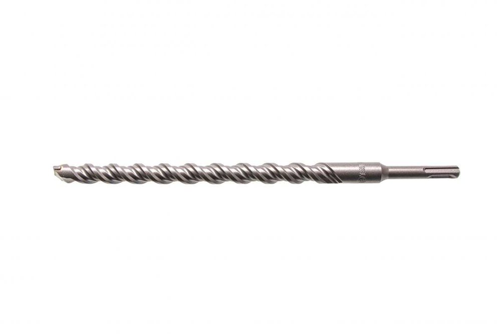 Бур по бетону, двойная спираль, Cobalt W-tip, 18x310 мм, SDS PLUS, серый