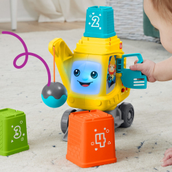 Fisher-Price - Веселый кран "Складывай и считай" + 4 блока HWY64 / артикул   HWY64  / GTIN 194735224166