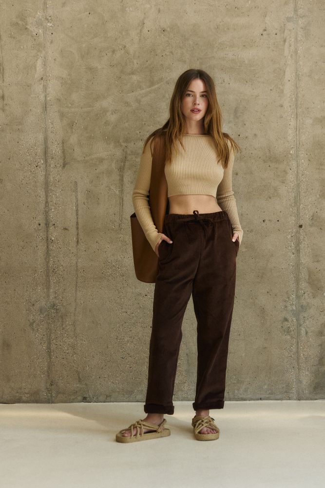 Брюки VELVET COCOA PANTS / FUFA MOSCOW