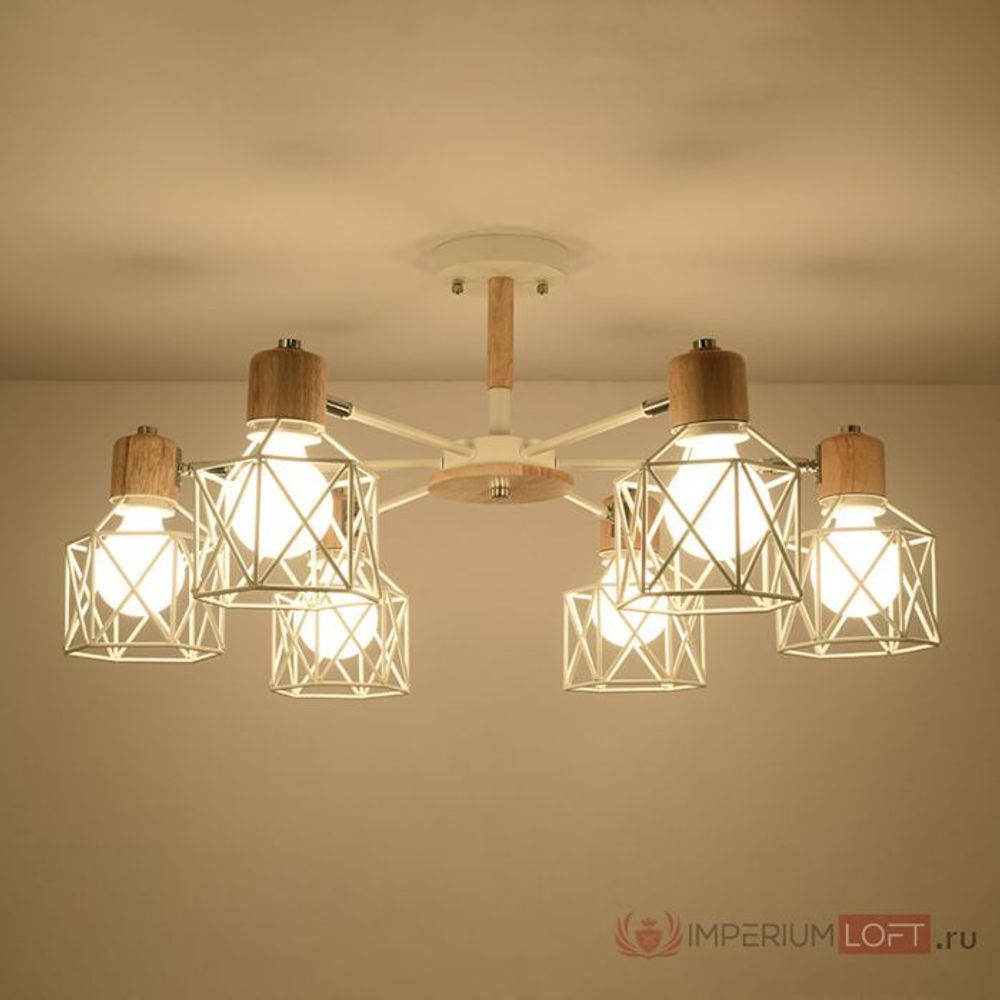 Потолочная Люстра Corf B3 Yellow 6 Lamps By Imperiumloft