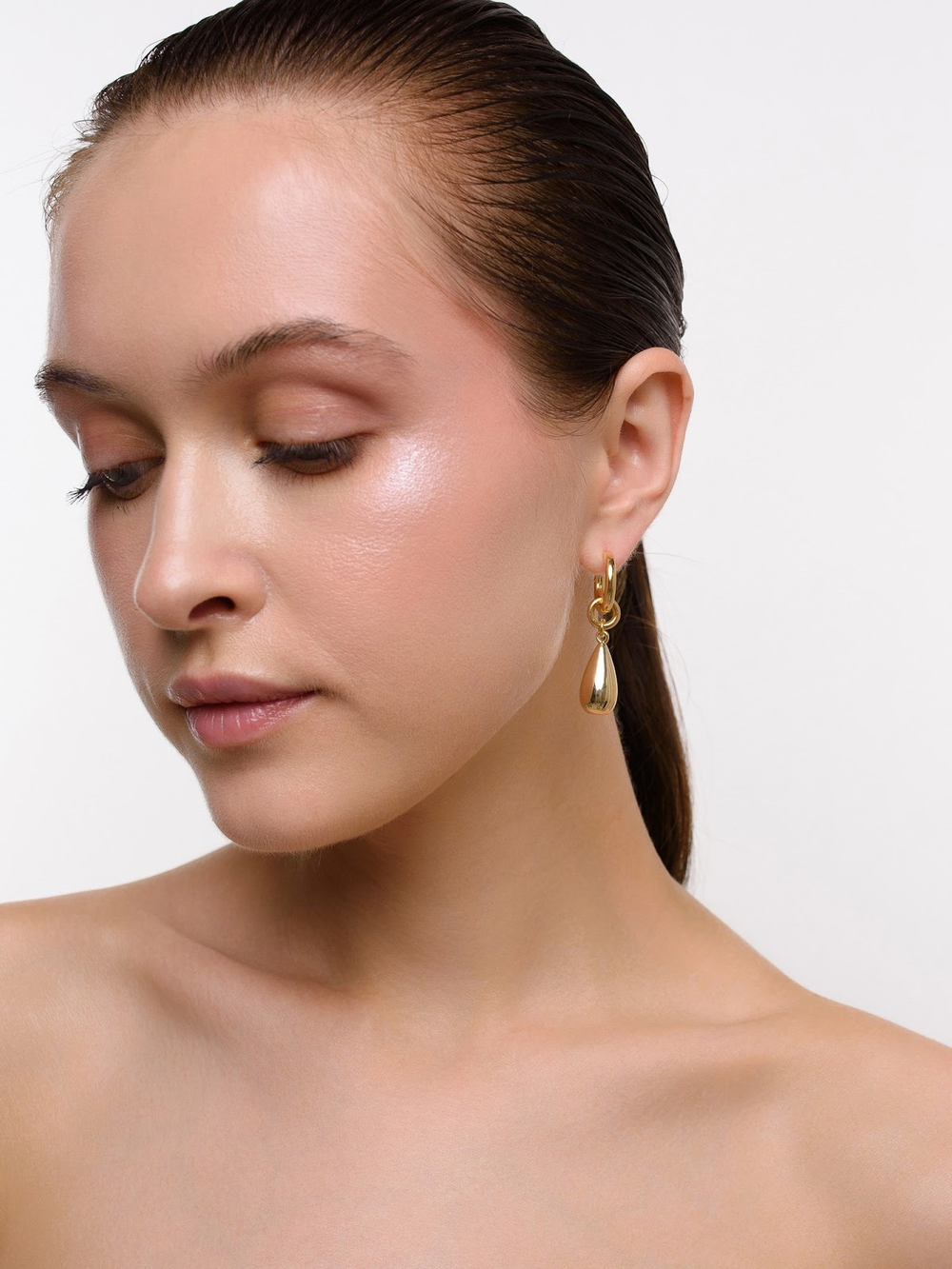 Серьги "Brutal Drops" Bicolor